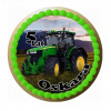 CUKROVÁ TLAČ jedlý obrázok na tortu Cukrová hmota JOHN DEERE TRAKTOR #2