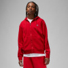 Air Jordan Essentials Men's Full-Zip Fleece Hoodie Gym Red 2XL