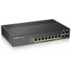 Zyxel GS1920-8HPv2 10 Port Smart Managed Switch 8x Gigabit Copper a 2x Gigabit dual pers., hybird mode, standalone or