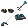 Akumulátorová kosa 2x18V 35cm + 2x5.0Ah DUR368LPT2 Makita