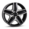 Borbet CWZ 7,5x18 5x112 ET48 black matt polished