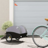 vidaXL Vozík za bicykel, čierno sivý 30 kg, železo 94119
