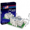 CubicFun 3D puzzle Biely dom 64 ks