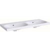 Geberit Acanto umývadlo 120x48.2 cm obdĺžnik klasické umývadlo-umývadlo na nábytok-dvojité biela 500.628.01.2
