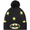 Detská čiapka New Era CY STAR BOBBLE KNIT BATMAN čierna 60081416 - YOUTH