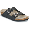 BIRKENSTOCK Šľapky Arizona Kids Flower Buckle BF Black Čierna
