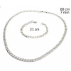 EXEED Oceľový set náramok + náhrdelník 23996601 - 17851