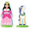 Drevená magnetická bábika na obliekanie - Princezna Melissa&Doug 8596309437613