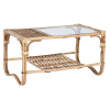 Craftenwood Konferenčný stolík Home ESPRIT Prírodná Bambus Ratan 76 x 46 x 40 cm