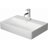 DURAVIT DuraSquare umývadlo do nábytku Compact, s otvorom, bez prepadu, 600 x 400 mm, biela, 2356600041