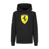 Ferrari detská mikina s kapucňou Shield black F1 Team 2025 - Novinka