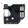 Páska Dymo 43613, S0720780, 6mm x 7m, černý tisk / bílý podklad - kompatibilní - kompatibilní