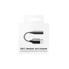 Adaptér SAMSUNG EE-UC10 USB-C / JACK 3,5mm (pro poslech hudby) Black