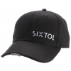 Kšiltovka s LED světlem B-CAP 25lm, nabíjecí, USB, univerzální velikost, černá SIXTOL