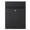 Poštová schránka - Box na zozname A4 čierny plot (Poštová schránka - Box na zozname A4 čierny plot)