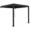 Záhradná terasová stena pergola 3x3 Premium Wall Anthracite - Gutroof
