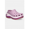 Šľapky Crocs Classic Mega Crush Clog dámske, fialová farba, na platforme, 207988.5BX