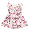 Baby Nellys Letné šaty s krátkym rukávom Motýliky - ružové, veľ. 68 Baby Nellys