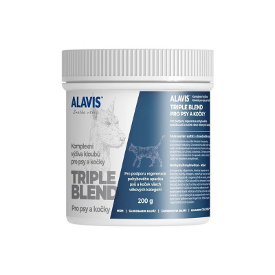 ALAVIS Triple Blend pre psy a mačky plv. 200 g