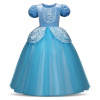 Kostým pre dievča - Princess Costume 122-128 (Cindirella Popoluška, šaty princezná 122 Defekt!)