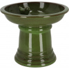 Esschert Design Napájadlo pre vtáky na nohe Max 22,3 x 28,8 cm terakota zelená