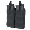 CONDOR OUTDOOR sumka MOLLE dvojitá na zásobníky 2xM4 otvorená ČIERNA
