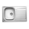 Novaservis - Drez 49x78 s odkvapom a prepadom nerez DR49/78