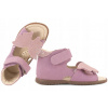 EMEL ES 2428E-13 DIEVČENSKÉ PROFYLAKTICKÉ SANDÁLKY TOPÁNKY NA PRVÉ KROKY - jahodová (fialová) farba, veľkosť 25