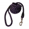 Palkar vodidlo pre psov 3 m × 14 mm čierno-fialové