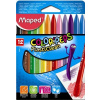 Voskovky MAPED Color Peps/12 rôznych farieb