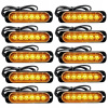 LED VÝSTRAŽNÁ LAMPA STROBOSKOP MAJÁK 11CM x 10ks