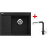 Sinks RIM 650 P Metalblack + Mix 3 P GR