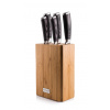 G21 Sada nožů Gourmet Stone 5 ks + bambusový blok