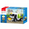 Stavebnica Sluban Power Bricks Naťahovacie auto s očami tyrkyso nákladiak M38-B1072D