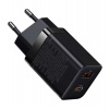 Baseus CCSUPP-E01 Super Si Quick Nabíječka USB + USB-C 30W Black (6953156206342)
