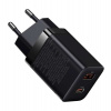 Baseus CCSUPP-E01 Super Si Quick Nabíjačka USB + USB-C 30W Black (6953156206342)