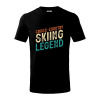 CROSS-COUNTRY Skiing Legend - Tričko detské bavlnené - 104-110cm / 3-4 roky ( Čierna )