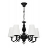 Čierna stropná lampa pre luster Salon Viola (Čierna stropná lampa pre luster Salon Viola)
