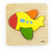 Viga Drevené puzzle pre najmenších Viga Lietadlo
