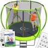 Trampolína Carruzzo so sieťou 305 cm FT 10 (304-312 cm) (PREMIUM ZÁHRADNÁ TRAMPOLÍNA PRE DETI 10 FT 312 cm SIEŤOVÝ REBRÍK Poťah)