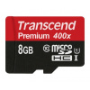 Transcend 8GB microSDHC UHS-I 400x Premium (Class 10) paměťová karta (bez adaptéru) TS8GUSDCU1