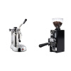 La Pavoni Stradivari Professional Lusso + Eureka Mignon Libra 65 All Purpose, CR black