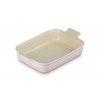 Le Creuset - tradičná zapekacia misa obdĺžniková 32 x 24 cm ružová - veľká