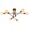 Závesná lampa Comely Luster E27 so 6 svetelnými bodmi E27
