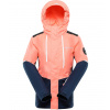 Alpine Pro Zaribo Detská lyžiarska bunda s Ptx membránou KJCB306 neon salmon 128-134