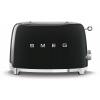 Hriankovač SMEG 50's Retro Style 2x2 čierny 950W (TSF01BLEU)