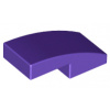 11477 Dark Purple Slope, Curved 2 x 1 x 2/3 (Tmavě fialový svah, zakřivený 2 x 1 x 2/3)