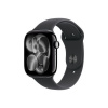 Apple Apple Watch Series 11 (2025) GPS 46mm Jet Black Alu Case, Black Sport Band S/M EU MEUW4
