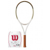 Tenisová raketa Wilson Ultra 100 V5 Desert - brown/green/sand + výplet (1)