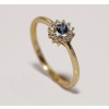 Krúžok gold 585 PRÍRODNÉ ZAFÍR , cubic Zirconia (Krúžok gold 585 PRÍRODNÉ ZAFÍR , cubic Zirconia)